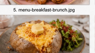 Loaded jacket potato