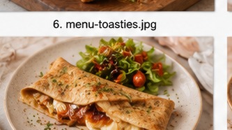 Savoury crepe